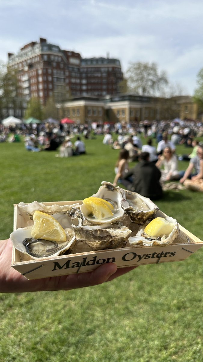 BerkeleySqB's tweet photo. Fine Food Market on The Green next to Duke of York Square just now.. Really enjoying the food &amp; great summer vibes here. (S) https://t.co/nKNv4iCSzR