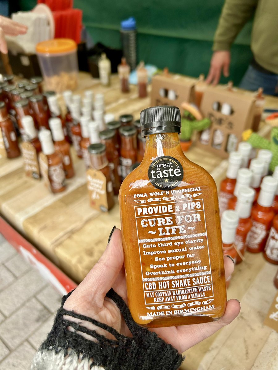 Edgbaston Market: done. Best hot sauce secured 🥰