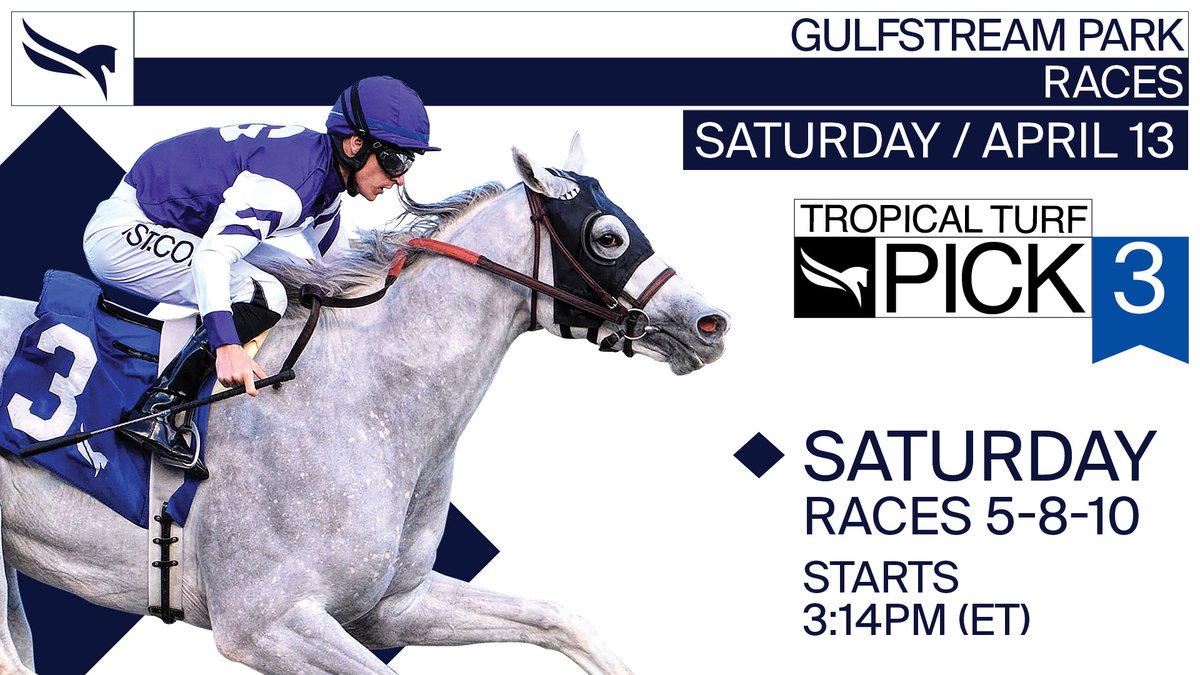 This Saturday, April 13, there is a $175,000 Gross Jackpot Estimated Pool for the Rainbow 🌈 Pick6! First race PT 1:10PM. #GulfstreamPark #RoyalPalmMeet Watch our LIVE racing here: 👉gulfstreampark.com/racing Transmisión EN VIVO en Español aquí: 👉YouTube.com/HipicaTV/live