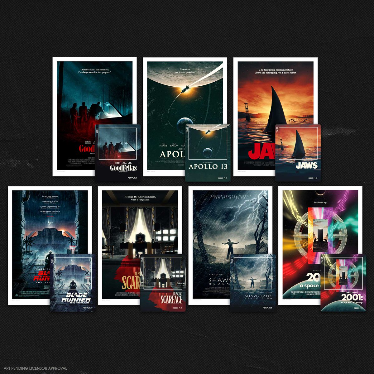 The Film Vault steelbook range is now available! We have the Vice Press Exclusive Edition up on our store which includes movie posters of the cover art by <a href="/Cakes_Comics/">Matt Ferguson</a> &amp; <a href="/mrflorey/">Florey</a>.
The Steelbooks also feature brand new art on the reverse. Get them at Vice-Press.com
