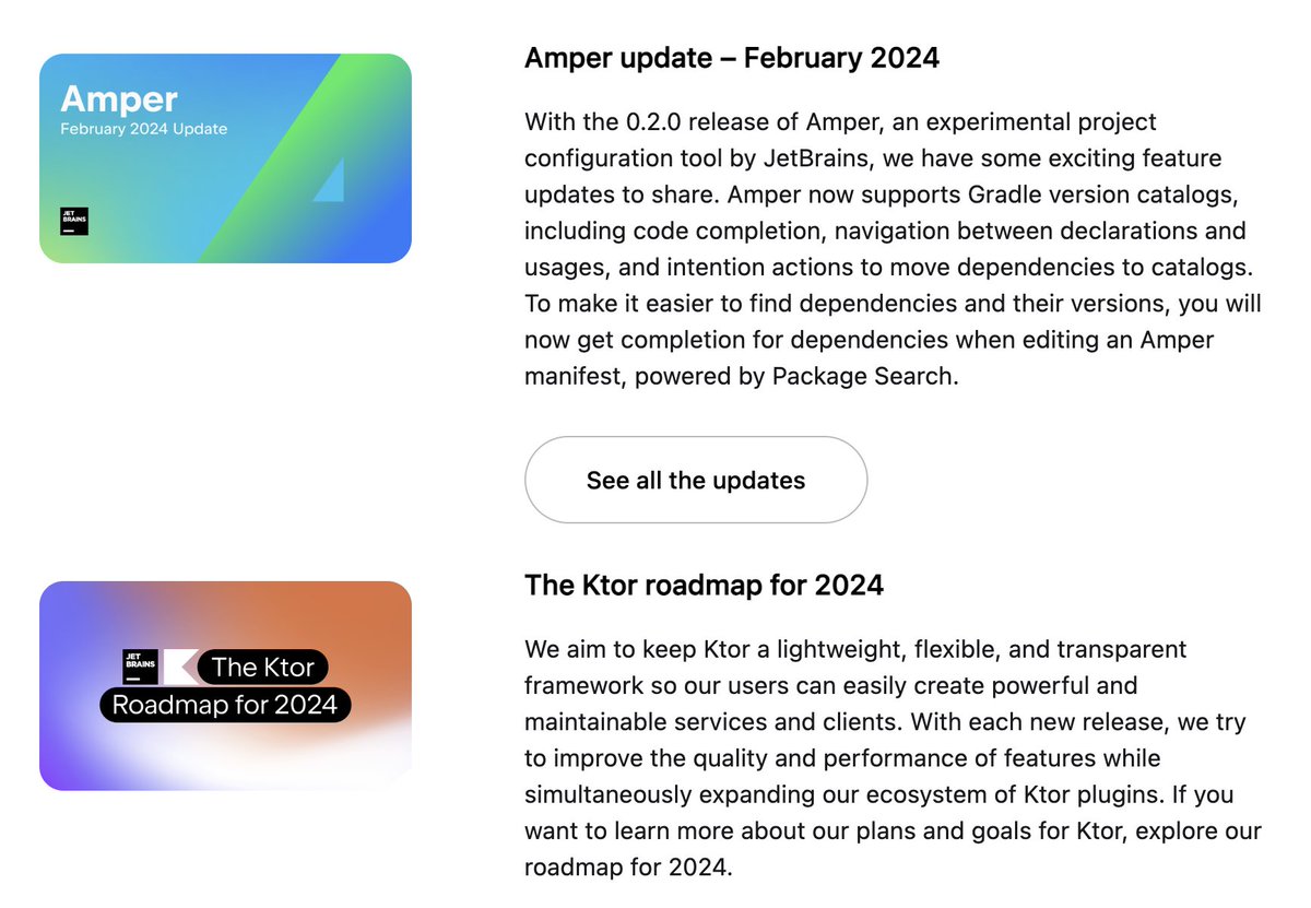 💌 Did you know that the JetBrains team regularly publishes a newsletter featuring major Kotlin ecosystem news? Sign up to receive our important updates: 👉 jb.gg/kotlin-news