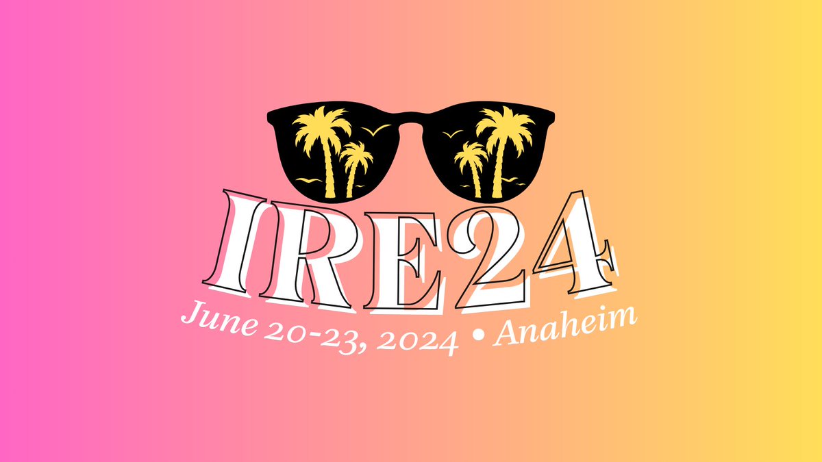 #IRE24 will have classes on election coverage, TV news, data journalism and more. See the list of expected sessions here ➡️ ire.org/training/confe…