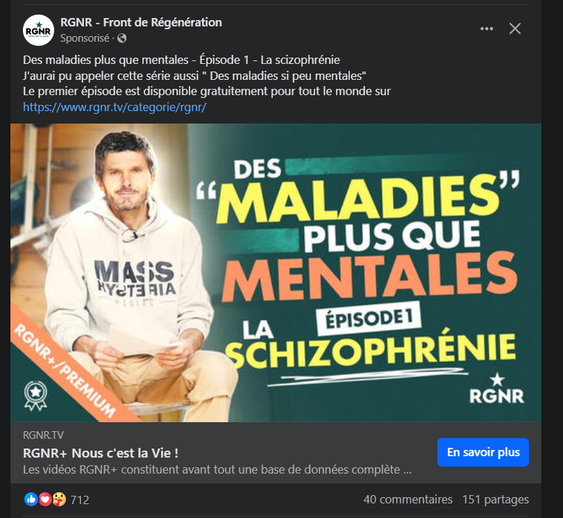 Il semble que cet individu continue d'avoir le droit de parler de santé malgré les nombreuses alertes. Je ne critiquerai pas sans avoir vu. Mais peut-on espérer autre chose que la formule habituelle 'anti-science + business alternatif' ? @dgccrf