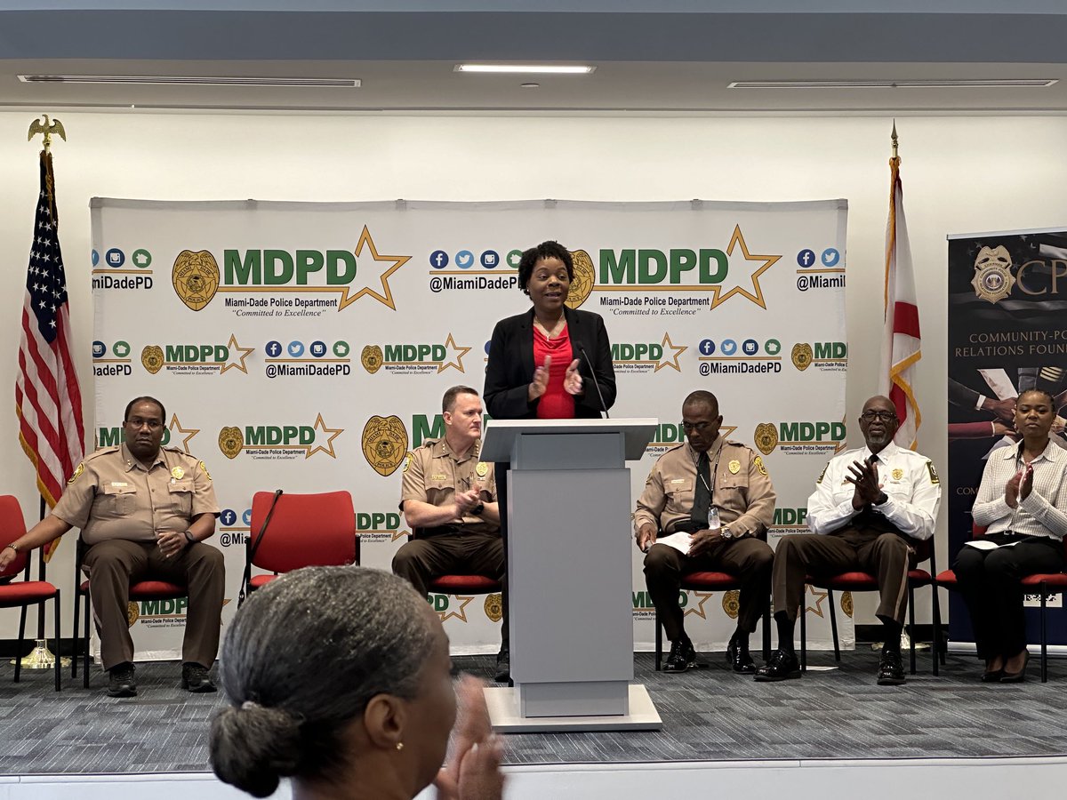 At ⁦@MiamiDadePD⁩ for the Turn Around (youth) Police Academy graduation. ⁦@MiamiDadeCounty⁩ Established by ⁦@MayorDaniella⁩ ⁦@MiamiDadeBCC⁩