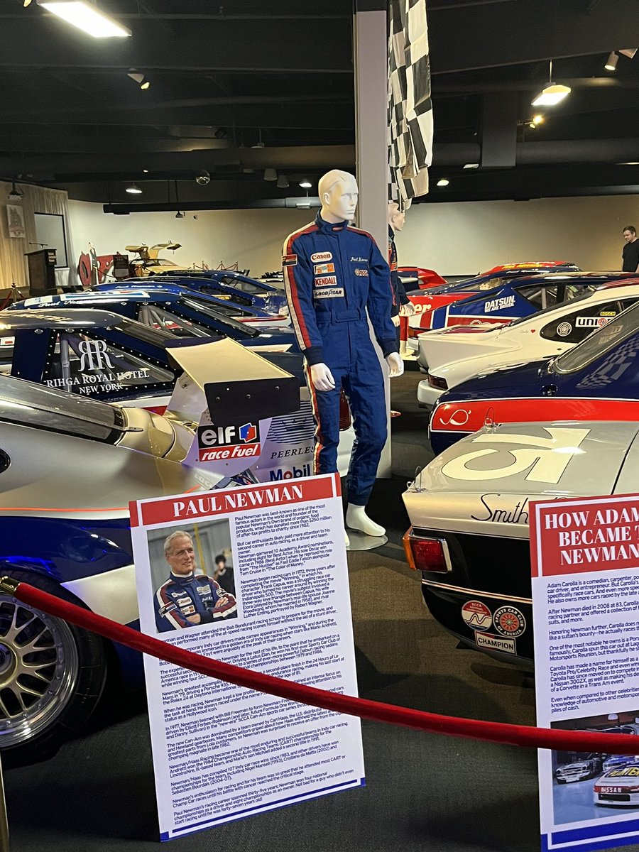 Went to the National Car Museum in Reno to look at Adam’s Paul Newman race car collection. It was awesome!