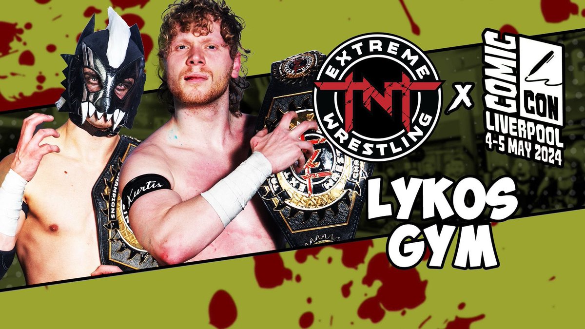 💥 COMIC CON LIVERPOOL 💥

BREAKING: The recently-crowned TNT Tag Team Champions are coming to town on May 4th and 5th as @KidLykos @KidLykosII arrive at @comconliverpool 

🎟️ GET YOUR TICKETS HERE 🎟️
ticketquarter.co.uk/Online/default…