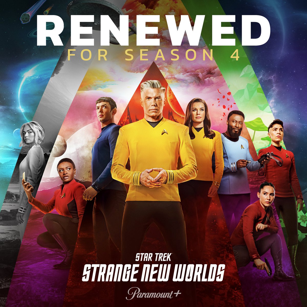 Nein, das darf einfach nicht wahr sein 😭
Während #StarTrek #StrangeNewWorlds eine vierte Staffel erhalten wird, wurde auch mitgeteilt, dass #LowerDecks im Herbst 2024 für eine letzte Staffel zurückkehrt...
Es ist einfach viel zu früh für eine letzte Staffel 😭
Oder ist das nur