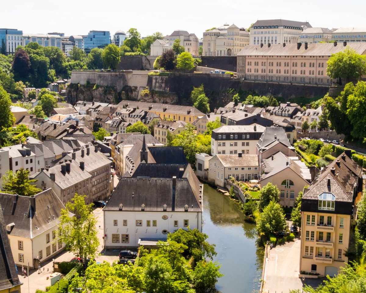 Ist die Luxemburger Altstadt wirklich so grün? Das sieht schön aus!

#Luxemburg