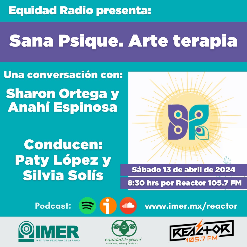 #AlAire en #EquidadRadio conversamos con Sharon Ortega y Anahí Espinosa sobre Sana Psique. Arte terapia. Escúchalo en: bit.ly/3MNsagG 🎙️📻🎧 @Reactor105  @imerhoy