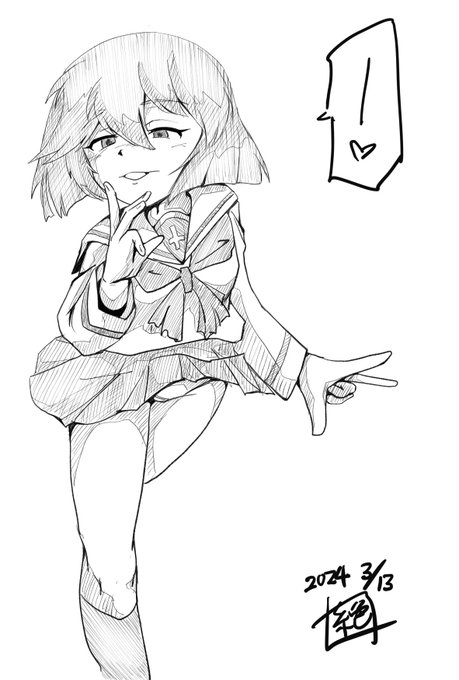 #週末ガルパンお絵描き120分一本勝負
#週末ガルパンお絵描き120分一本勝負20240413
お題
「宇津木優季」
と言う事でゆーきちゃんにお話聞きに行ったら
ノリノリで話聞いてくれました
色々とノリの良い女の子はいいのぅ❤️
アホの子っぽく描かれているけれど
何気に優秀だよねー
#宇津木優季
#ガルパン 