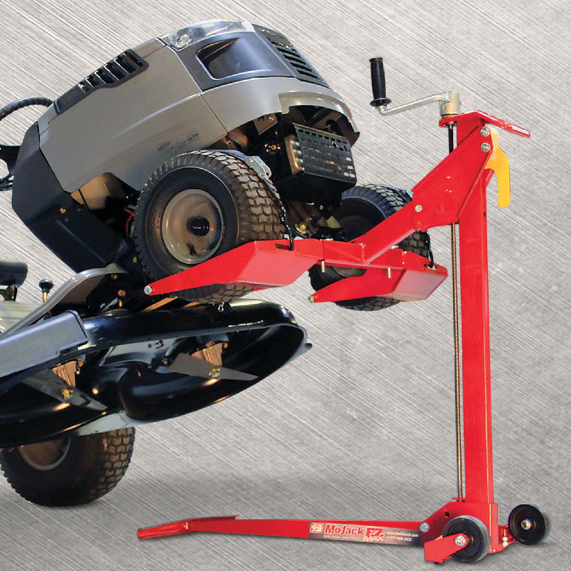 Bomgaars Supply on X Designed with convenience in mind the MoJack EZ MAX mower lift has a unique clutch system for easy lifting and a smooth release handle for automatic safety. Get