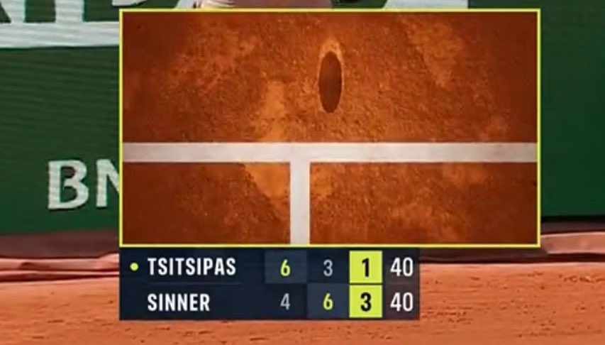 Jannik #Sinner è un signore. La partita era finita se non fosse per un errore da dilettante per arbitri ATP. Lui non ha chiamato. Ed è pazzesco che non ci sia ancora oggi la tecnologia sulla terra rossa. Poi i problemi fisici che ora preoccupano. Esci ma a testa alta. Grazie ♥️