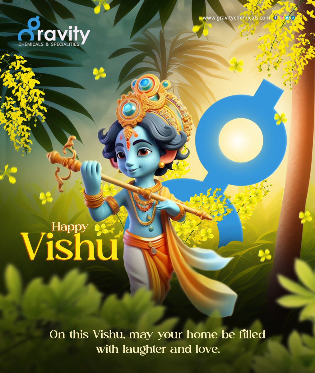 On this Vishu, may your home be filled with laughter and love.

Happy Vishu
.
gravitychemicals.com

#gravitychemicals #happyvishu #vishu #vishuspecial #vishukani #india #Kerala #mallu #instagood #love #festival #traditionalwear #vishusadhya #traditional #krishna