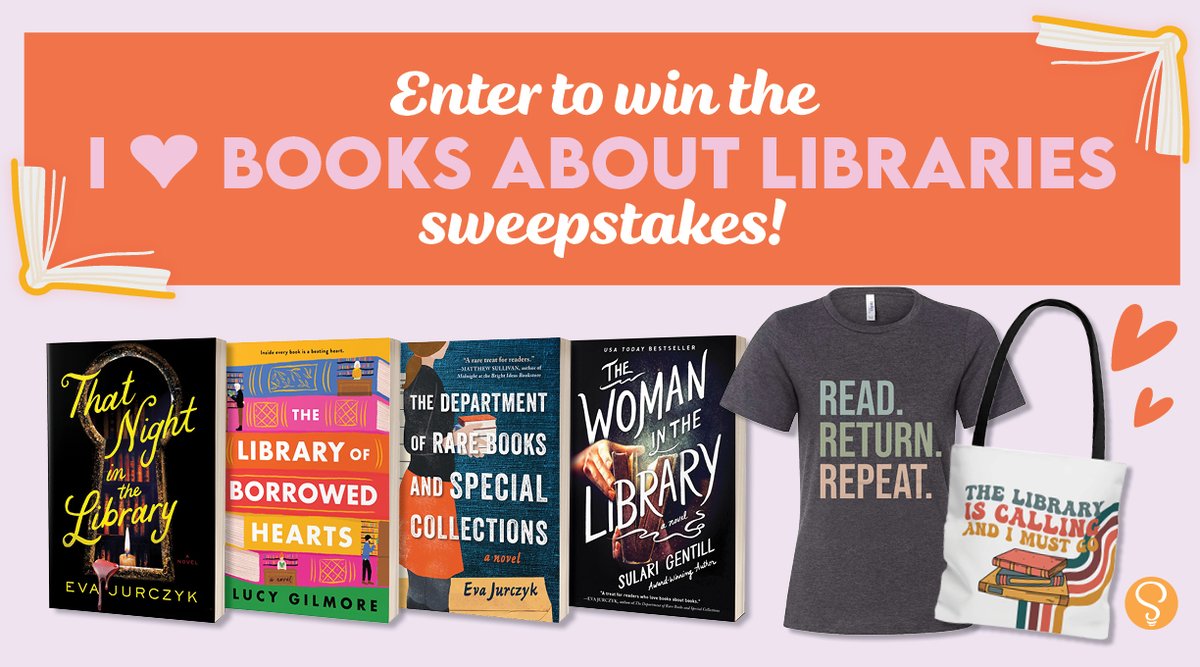 Celebrate #NationalLibraryWeek with this giveaway from @Sourcebooks! Win An I ❤️ Books About Libraries Book Bundle now! ow.ly/B9TC50R65OX #giveaway #bookbundle #sponsored