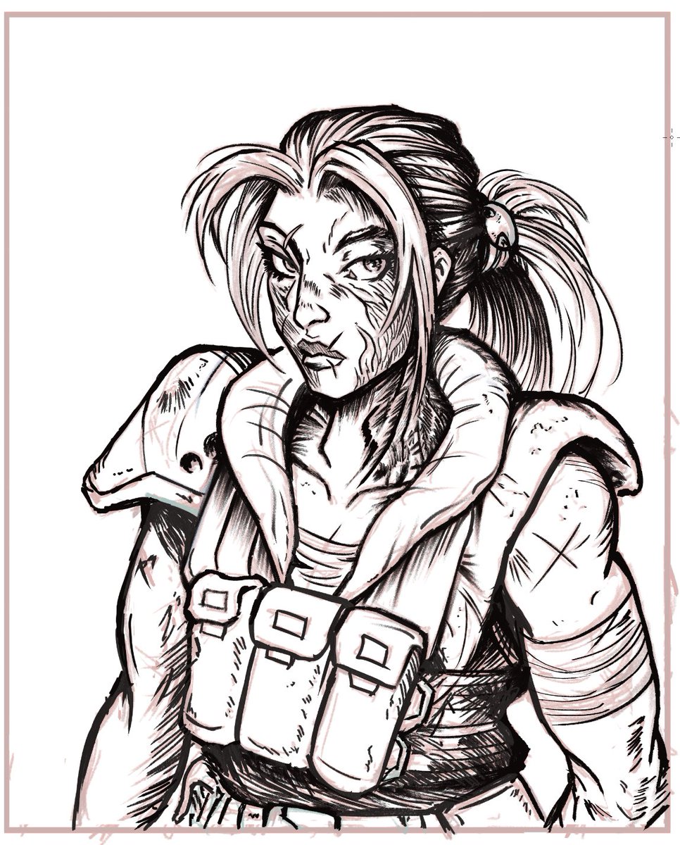 More of the new character, she'll be showing up in the Titans of Fallen Earth RPG book.