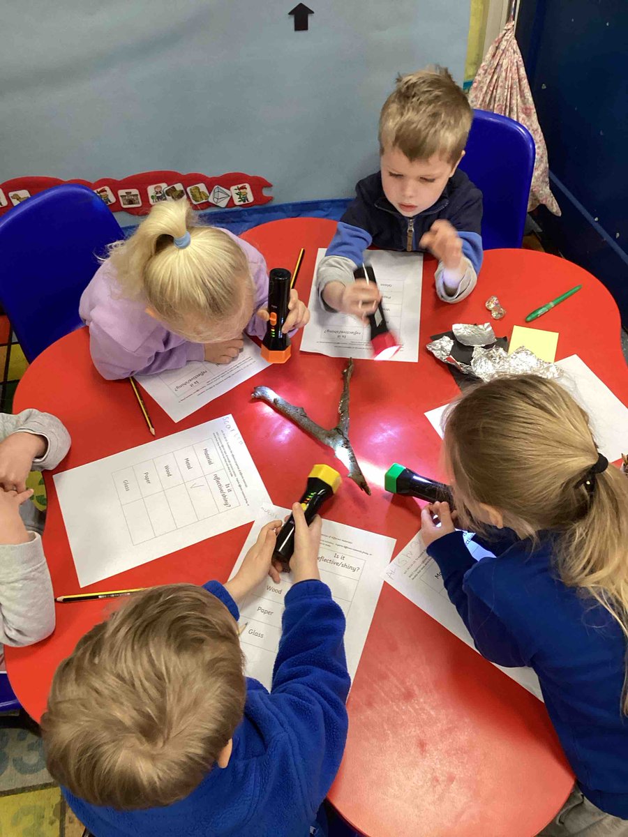 GEPSClass1's tweet photo. We used our scientific skills to explore the reflective properties of different materials and designed reflective outfits for a teddy bear who wanted to be safe going out in the dark. 🔦 https://t.co/i1uG0k7Rfz