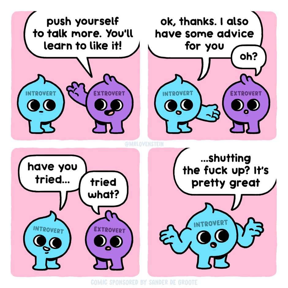MrLovenstein's tweet photo. silent treatment https://t.co/xyuWdGr9CA