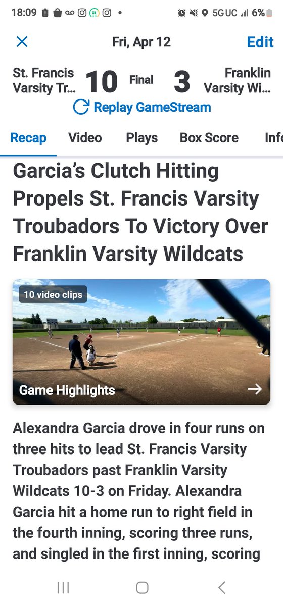 Michael31938374's tweet photo. Go St. Francis! Great job AG https://t.co/uj9nCGhRj1
