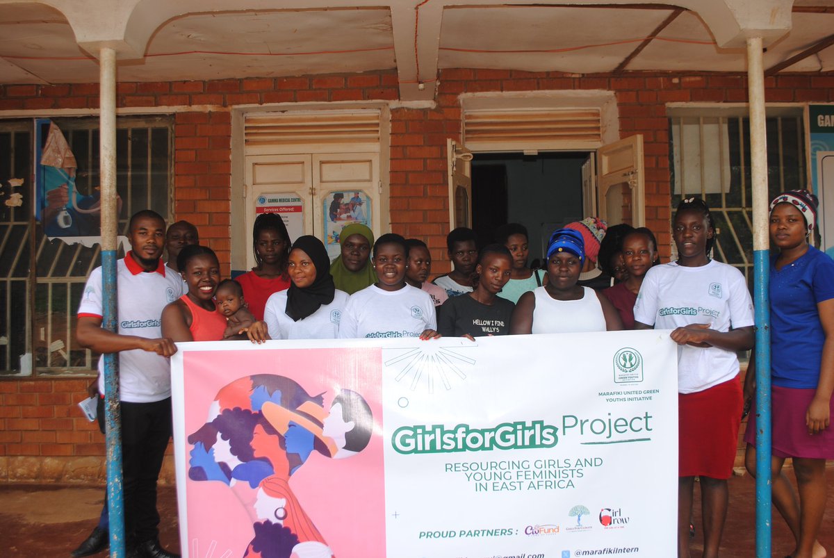 Today, all girls @MarafikiIntern convened to discuss their on going project, titled Girls for Girls Project, a learning initiative for resourcing girls and Young Feminists in East Africa. Thanks to our pround supporters @CivFund_ @girls4climate
