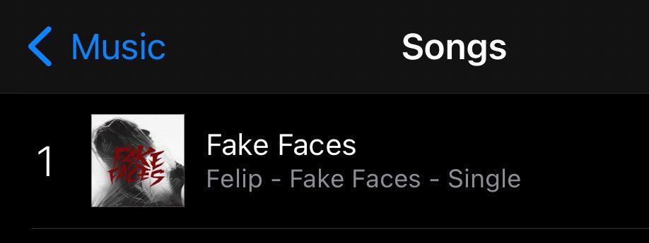 Felip iTunes PH Updates

Top Song 
#1  Fake Faces - Felip

Fake Faces is the top charting song at iTunes PH

@felipsuperior #Felip #FakeFaces