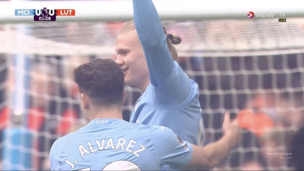 Erling Haaland has now scored 6 goals for Manchester City against Luton. Luton might just feel his wrath 🤣 #BudweiserPremierLeague #YoursToTake
