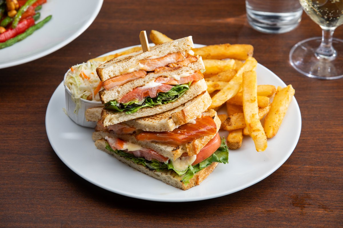 It's National BLT Sandwich Month, and @LegalSeaFoods, things are done a bit differently. Come try our SBLT made with salmon bacon! Dine-in or order ahead via Bos2Go.com. #BosShopDine