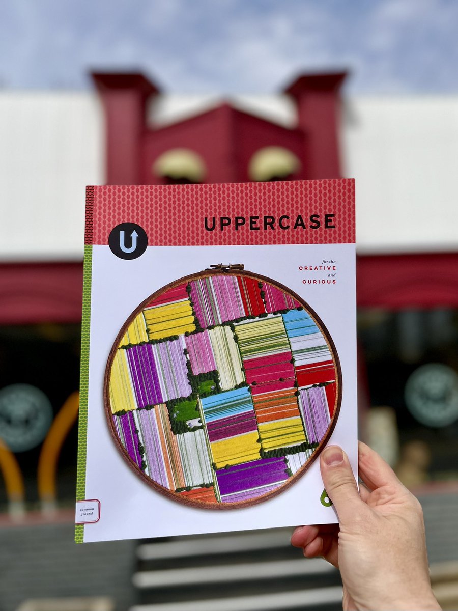 It’s going to be a great day!  Grab the Canadian made magazine, Uppercase and get your creative inspiration going! #UppercaseMag