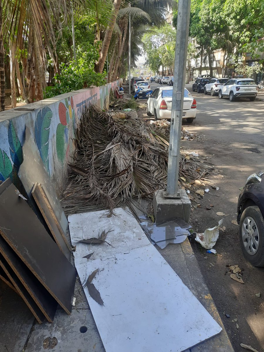 Sanpada footpaths buried underneath dried out coconut leaves and trash, residents raise concerns

newsband.in/article_detail…

@NMMConline @NMMCCommr @SwachSurvekshan 

#Sanpada #Sector13 #footpath #navimumbai #vashi #nmmc #civicissues