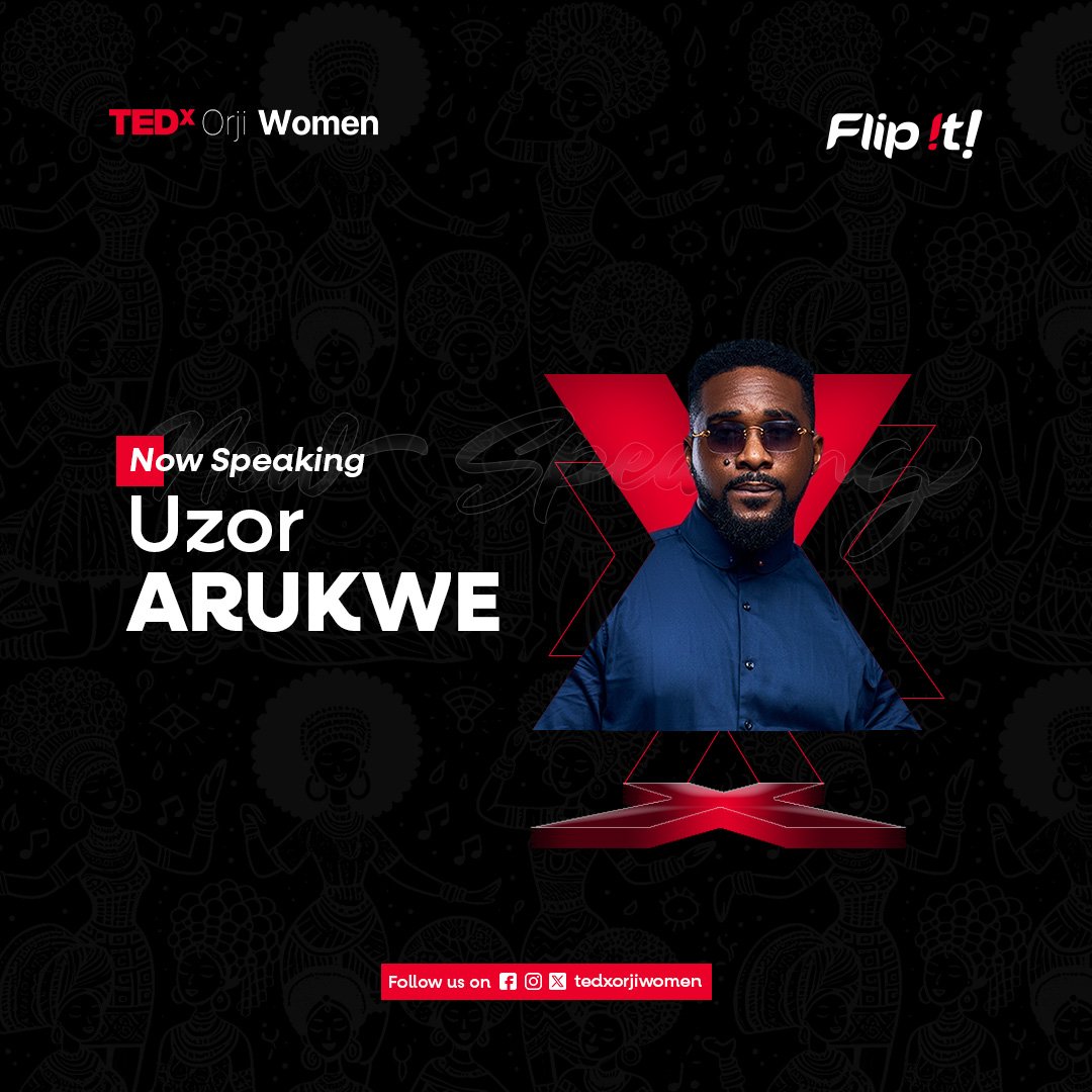 We have the pleasure of having the renowned actor, @uzorarukwe on our stage.

Oga Chairman!!

His insights are sure to leave you inspired and informed. 

First off, i jikwe lollon?🙃

#tedxorjiwomen 
#tedxwomen 
#tedx 
#flipit
#women 
#men
#TrendingNow 
#viral