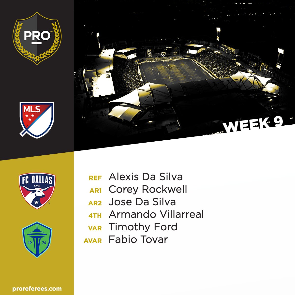 ⚽// @FCDallas vs @SoundersFC (8:30PM ET) #PRO | #MLS | #DTID | #Sounders