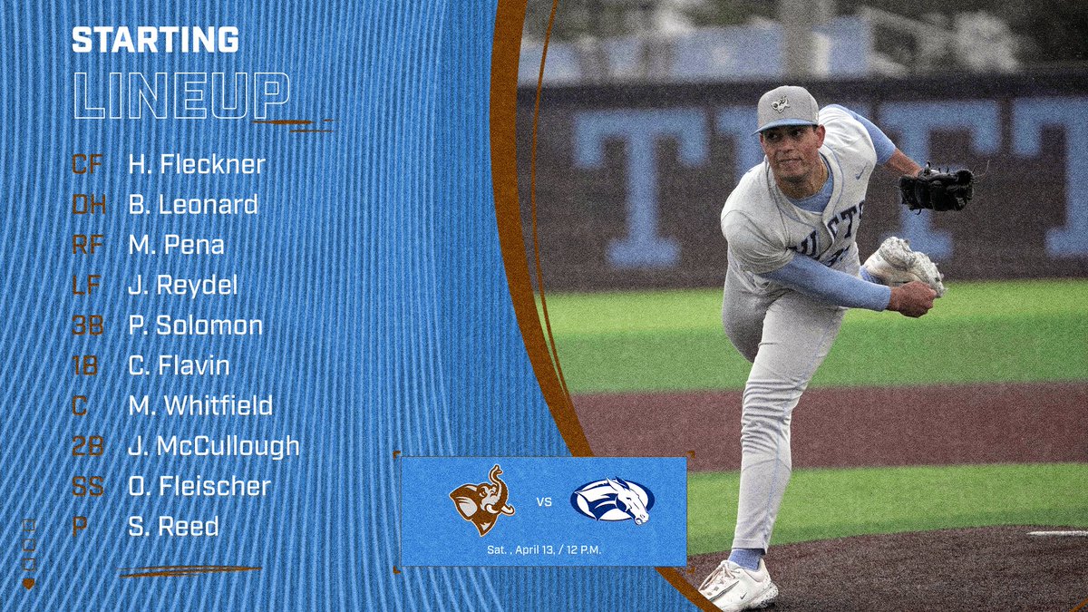 BASE | Here is the starting lineup for game 1 at 12 P.M! #GoJumbos // #JumboPride