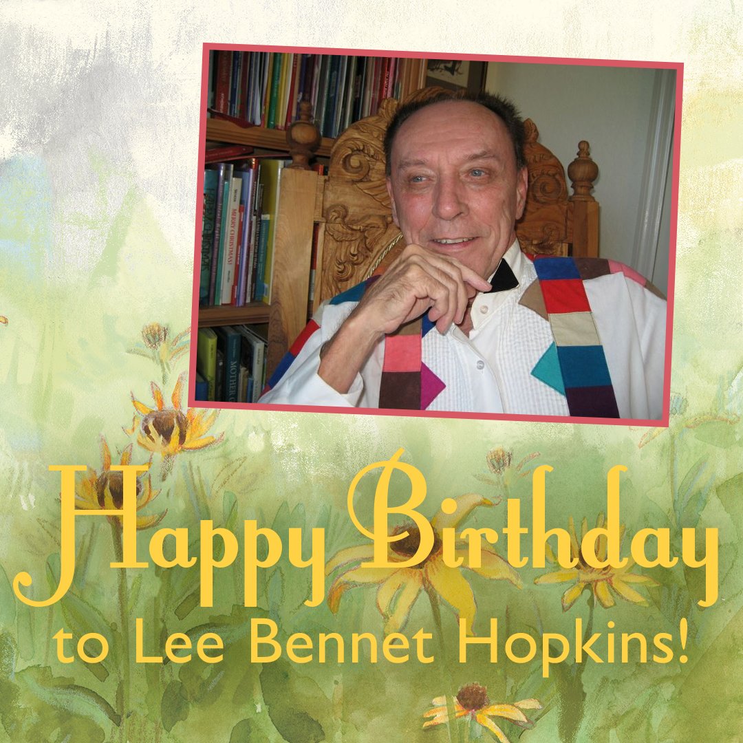 Happy birthday to Lee Bennett Hopkins! EBYR is honored to publish one of Lee’s final poetry anthologies, BLESS OUR PETS, on April 16. linktr.ee/eerdmansyoungr…