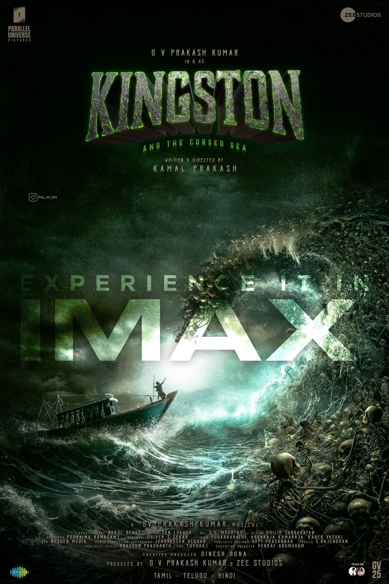 #KINGSTON ft. IMAX POSTER 

#GV25 #GVPrakash #DivyaBharathi