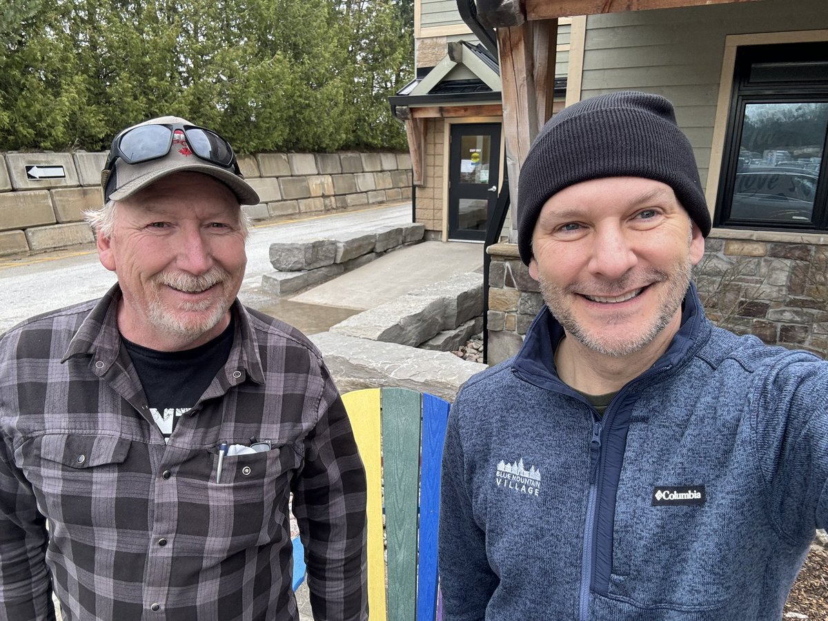 Andrew_Tourism's tweet image. I am so touched to receive this gift of appreciation from my former colleagues at @BlueMtnVillage and @BlueMtnResort - Custom crafted by the incredible Rob Sheridan, the man behind the Mountain!  The Muskoka chair is a local icon, and a coveted place to rest and take-in all the…