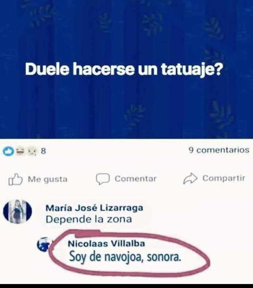 Esa zona si duele