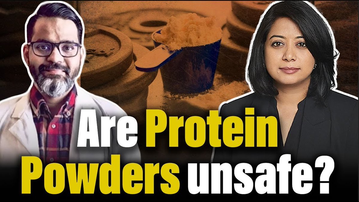 I went live with @fayedsouza on YouTube to discuss our recently published disruptive The Citizen's Protein Project on quality of protein supplements sold in Indian market, in depth. The discussion did not stop there. This was also an exciting session on common healthcare myths,…