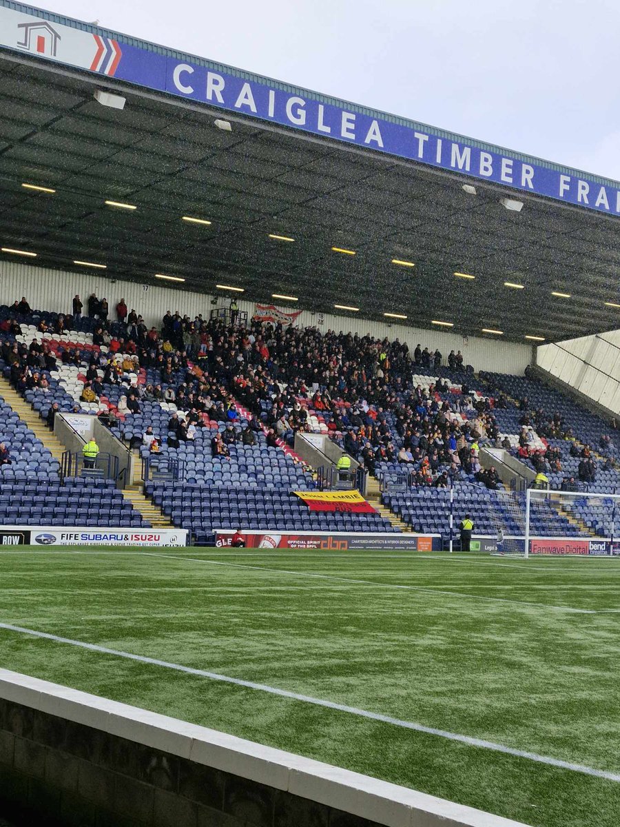 Partick Thistle fans at Raith Rovers today @PartickThistle