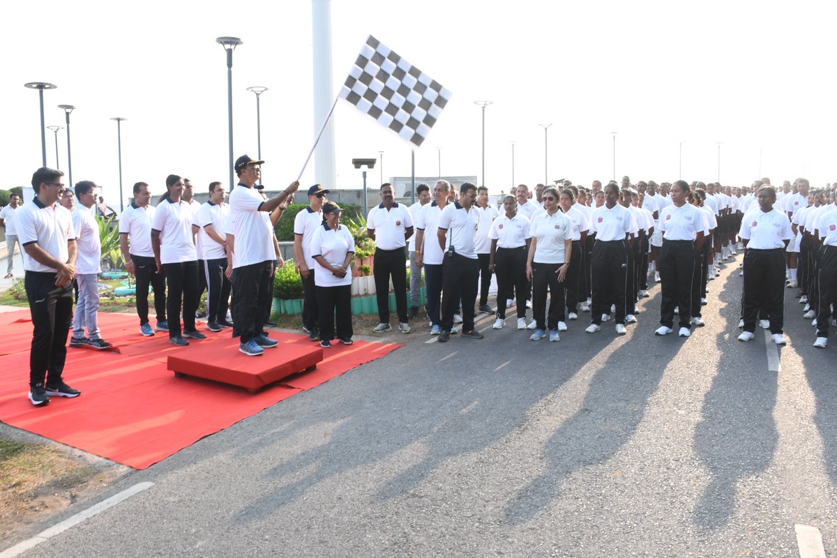 AndamanPolice's tweet photo. #ChunavkaParv, #DeshkaGarv !
#PTSProthrapur of A & N Police spearheaded an inspiring "WALKATHON" on April 13th 2024, starting at 0630 hrs from Flag Point to Netaji Stadium via Marina Park Road, Y-Narayan Junction, Clock Tower, Model School Crossing, Bengali Club, https://t.co/oc0pnEPXx5