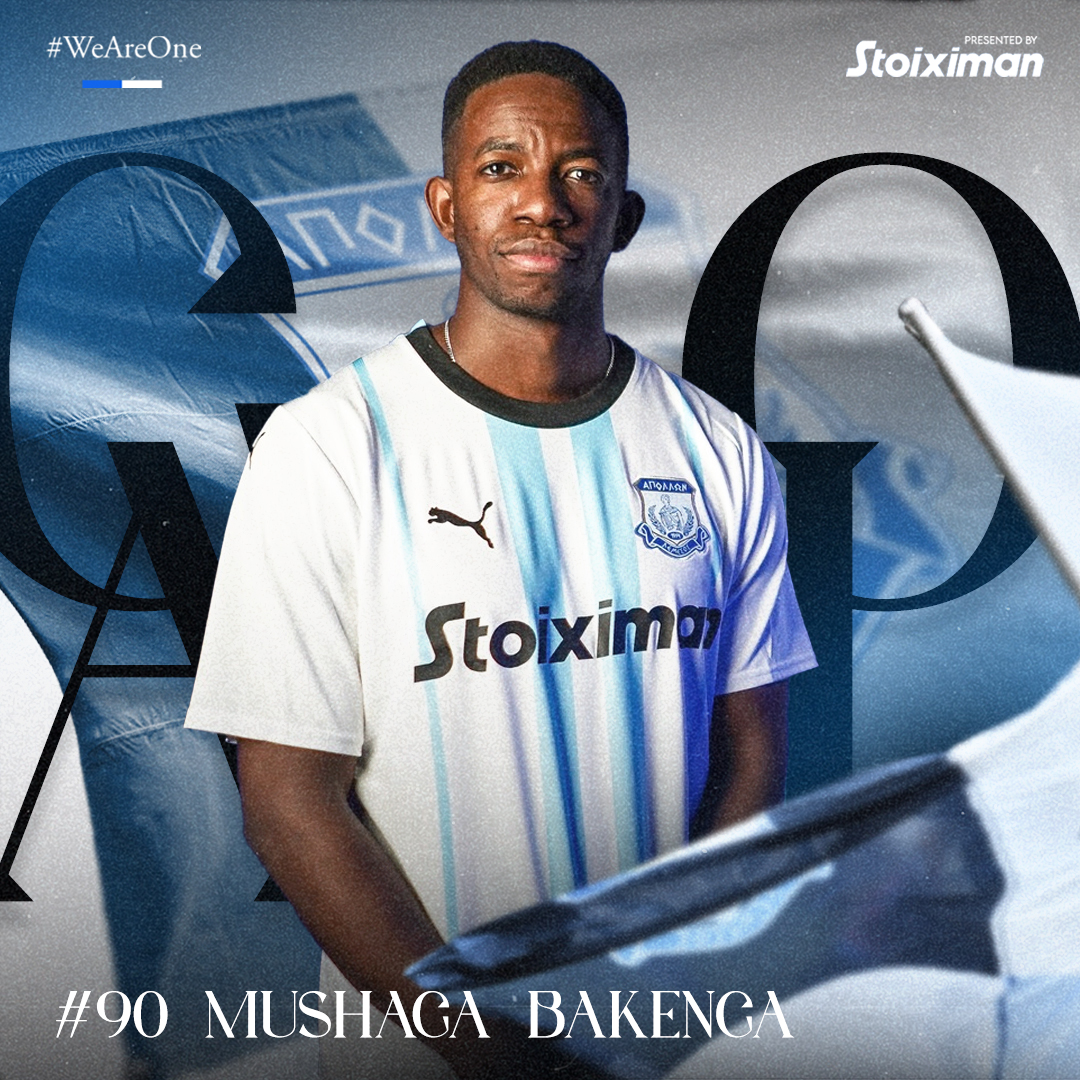 APOLLONOFFICIAL's tweet photo. 35'#GOAL με τον #MushagaBakenga! 0-1 #SALAPO https://t.co/wK1bQk9IJ7