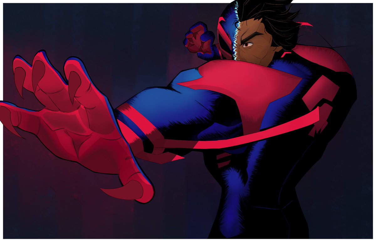 Radactron's tweet image. Miguel‼️

 #MiguelOHara #migueloharafanart #ATSV