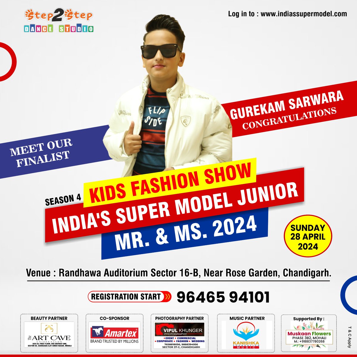 Welcome to the Grand Finale!
'Gurekam Sarwara'

India's Super Model Junior Mr. & Ms. 2024 || Biggest Kids Fashion Show || Season 4 || Chandigarh.

📲 Register Now: 9646594101

#indiassupermodeljunior2024 #indiafashionshow2024 #Season4 #SuperModelJunior #Step2StepDanceStudio