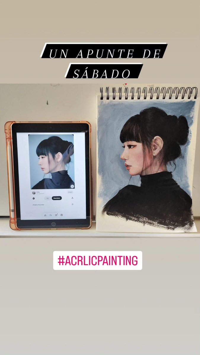 miss_aoki's tweet photo. Tardecita de apuntes de pintura acrílica, ¡Qué me oxido! 😛🎨🖌️ https://t.co/ZSafMwCvcc