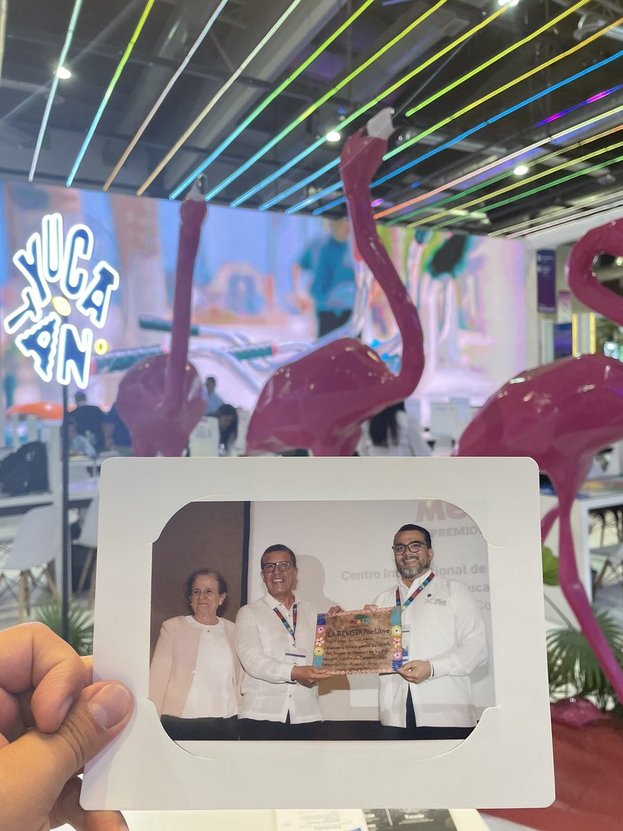 rosel_gabriel's tweet photo. Terminamos nuestra participación en #tianguisturistico 2024 en Acapulco, en donde tuvimos el honor de recibir de la mano de @mich_fridman uno de los 9 reconocimientos que recibió este año @yucatanturismo @jorgelermanava @miguelandres.hernandez @richmirrey https://t.co/zT3WkjqK2J