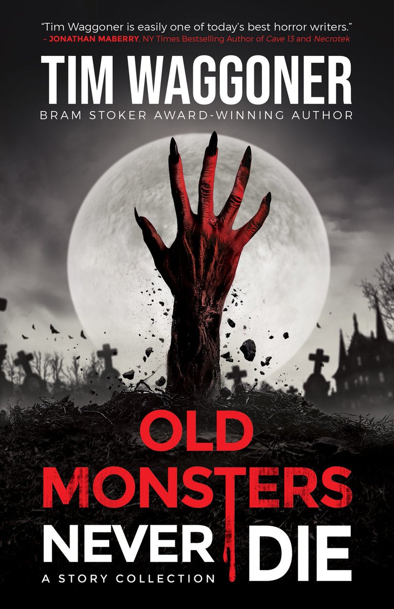 Cover reveal! My new short story collection, OLD MONSTERS NEVER DIE, will be coming out from Winding Road Stories May 28th! It contains tales I wrote from 2017 to 2019.