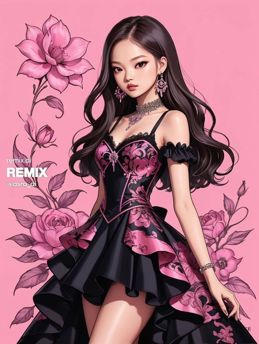 asra_ai's tweet photo. QT your Black and Pink art 🖤 🩷 https://t.co/RgptED6FNf