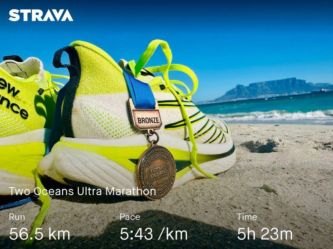 First #TTOM in the bag! 😎
#TeamVitality
#ConquerTheCurrent 
#RunClean
#TwoOceansMarathon 
#TTOM2024