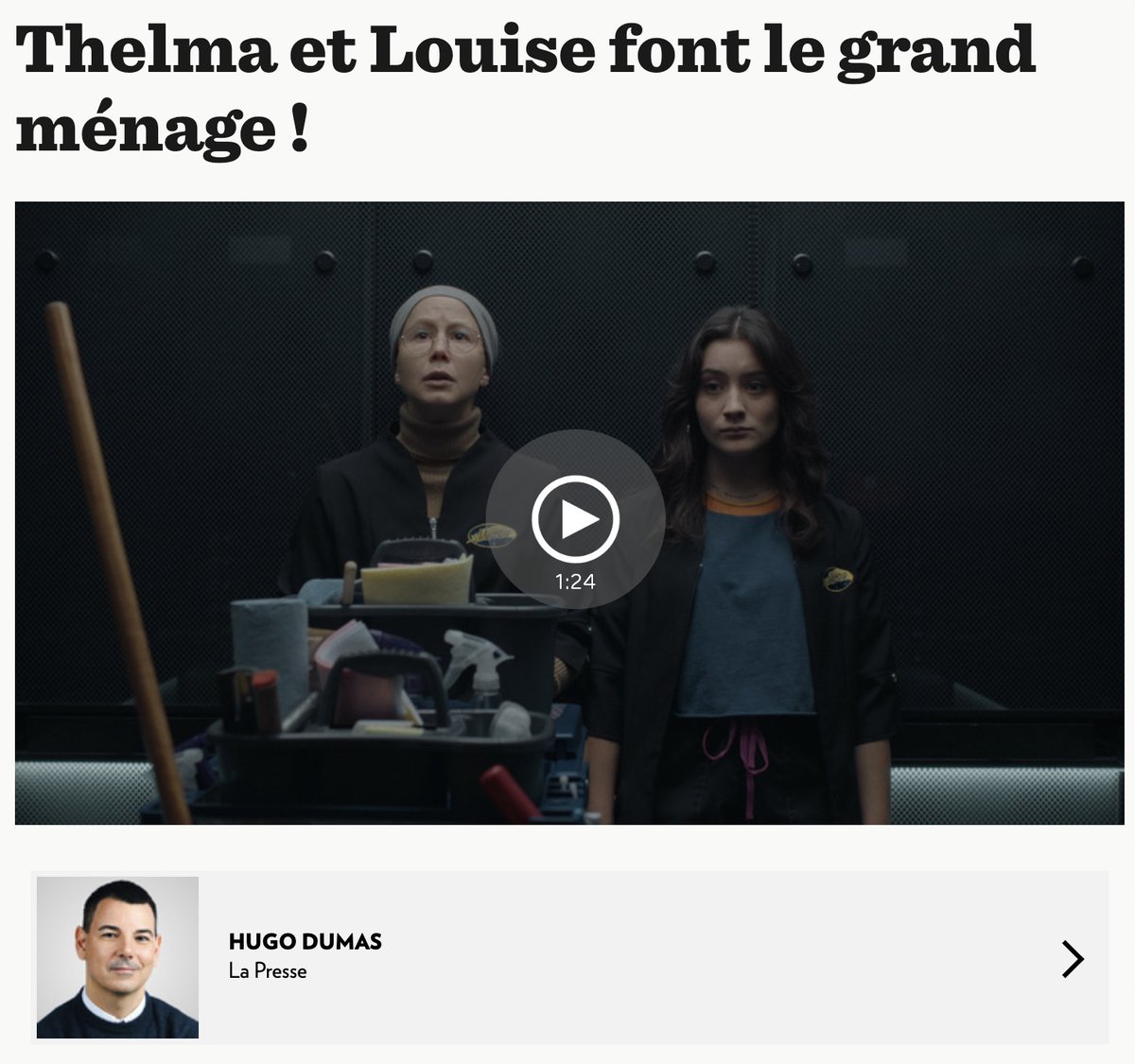 « Ça se dévore en une soirée! » - Hugo Dumas 
✨ Discrètes | Une série dramatique à voir sur <a href="/icitoutv/">ICI Tou.tv</a> EXTRA
lapresse.ca/arts/chronique… via <a href="/lp_lapresse/">La Presse</a>