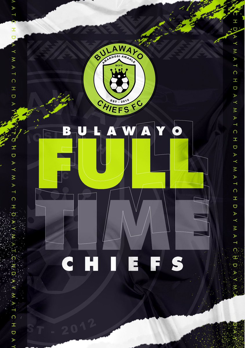 Fulltime at Sakubva Stadium. Home side collects 3 points. Bikita: 2 Chiefs: 0 90+’ Powered by @exclManagement