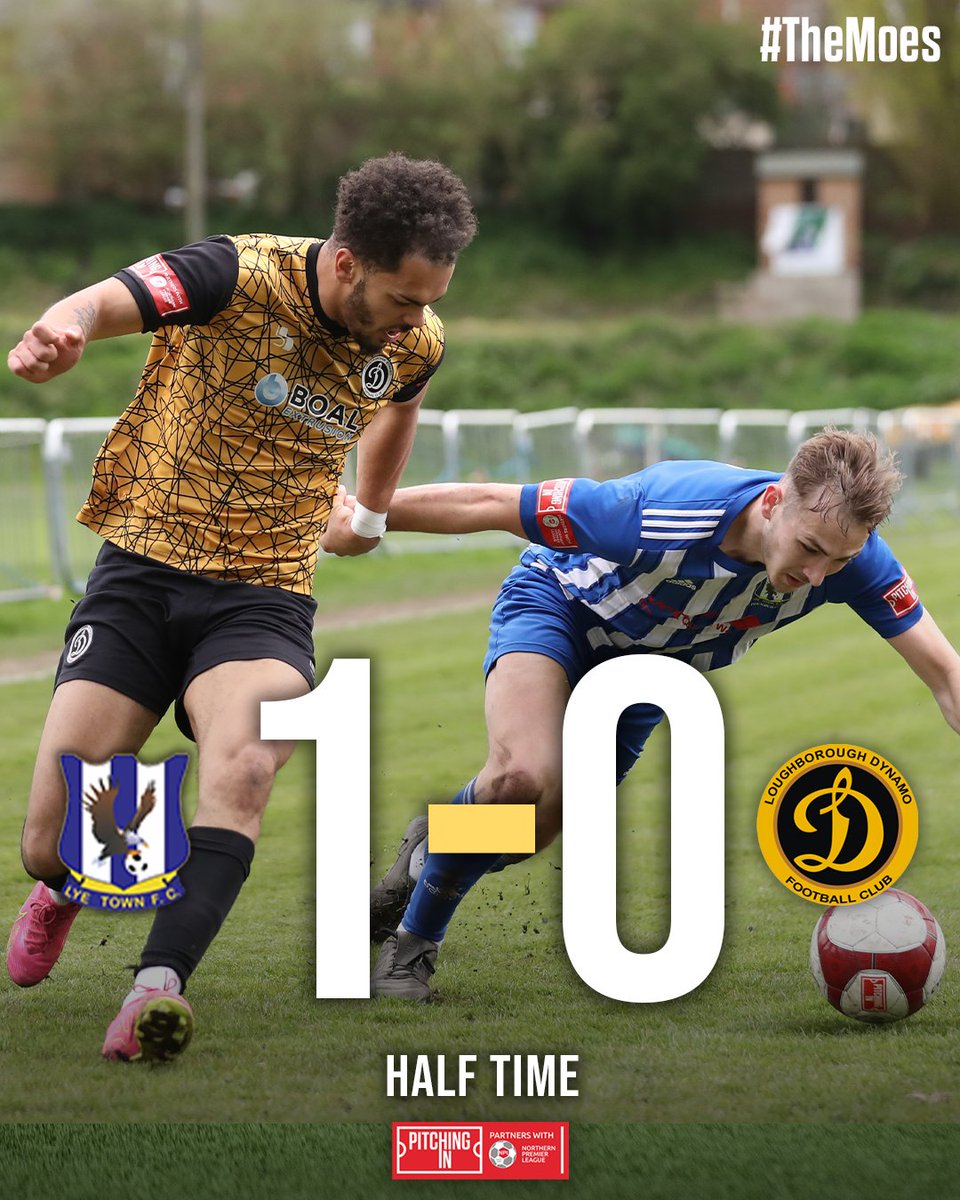 After looking the better side for the majority of the half, Dynamo go in down at the break. #TheMoes