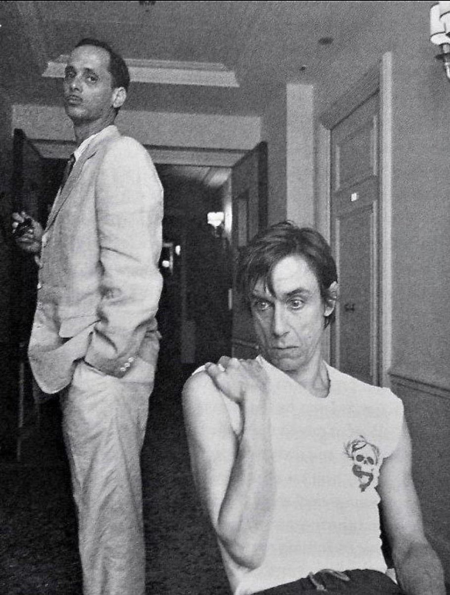 John Waters, accompanied by the punk icon, Iggy Pop! #music #movies #johnwaters #iggypop #punkrock #punkmusic #punk #cult #cultmovies #photography